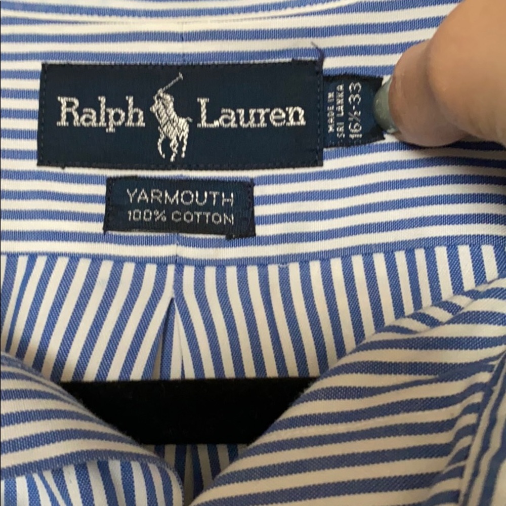 Ralph Lauren Yarmouth Striped Shirt - Picture 5 of 9